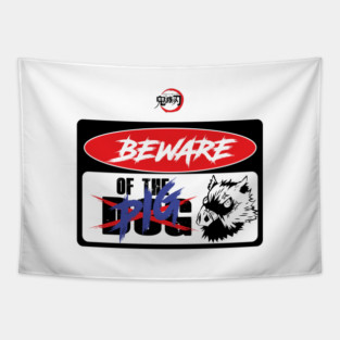 DEMON SLAYER SEASON 2: BEWARE OF THE PIG Tapestry