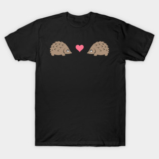 Cute Hedgehog In Love T-Shirt