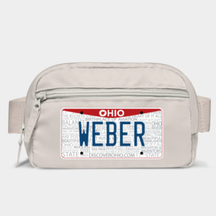 State of Ohio custom Weber vanity license plate Bag