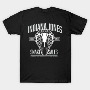 Indiana Jones Snake Sales T-Shirt