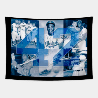 42 JACKIE ROBINSON Tapestry