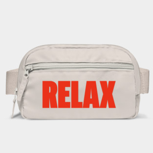 Relax Big Red Text Bag