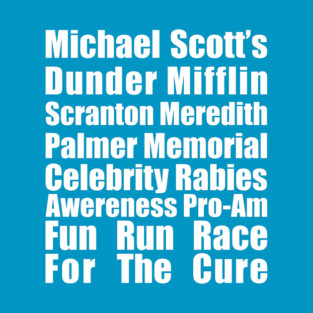 Michael Scott's Fun Run Race T-Shirt