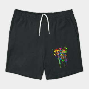 Architecture Color Pattern Shorts