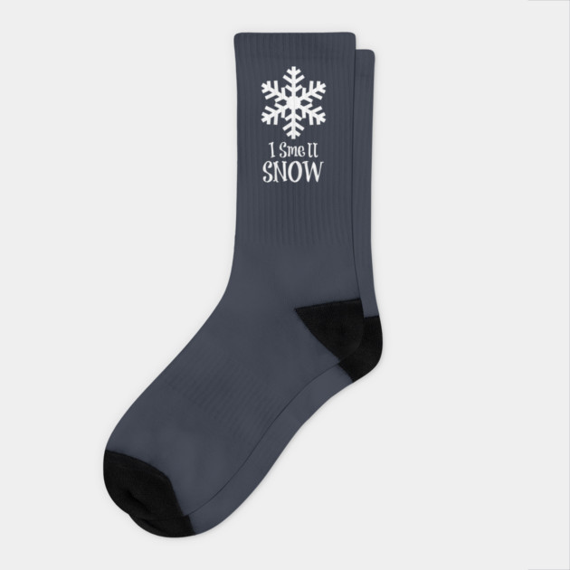 I smell snow Socks by Stars Hollow Mercantile