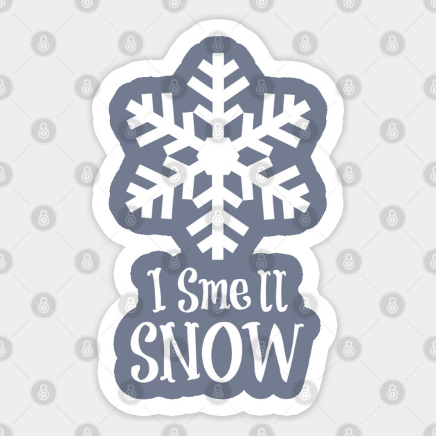 I smell snow Sticker by Stars Hollow Mercantile