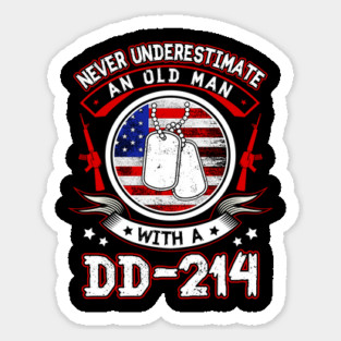 Sarcastic Us Army Veteran dd214 Sticker