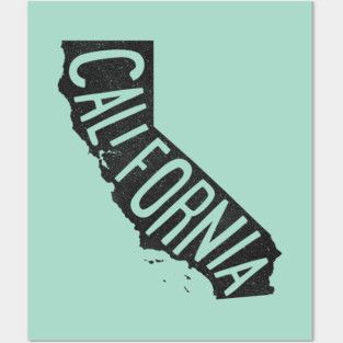 CALIFORNIA Posters and Art