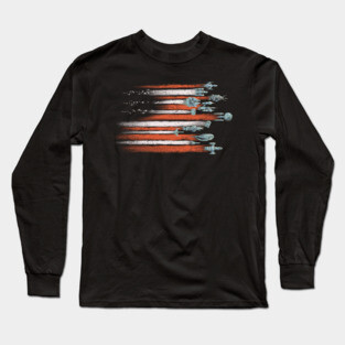 Vintage Sci-Flyers Long Sleeve T-Shirt