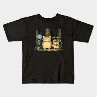 My Neighbor Fat Cat Kids T-Shirt