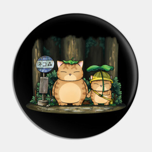 My Neighbor Fat Cat Pin