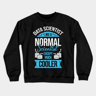 Funny Data Science Scientist Gift Crewneck Sweatshirt