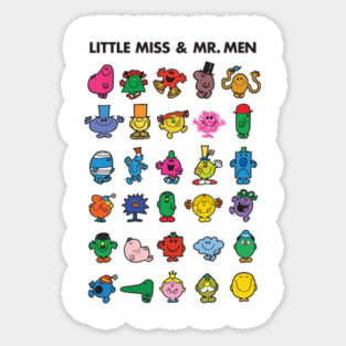 Little Miss Mr. Men Magnet