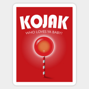 Kojak TV Series poster Sticker