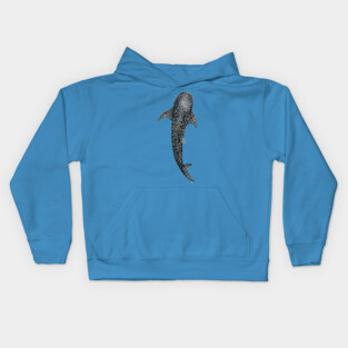 Whale shark Rhincodon typus Kids Hoodie