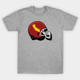 Southern California Outline Football Helmet T-Shirt