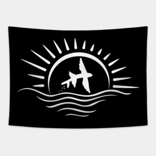 Flying fish Tapestry