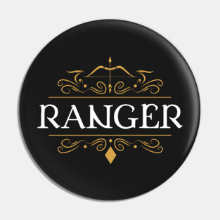 Ranger Emblem Dungeons Crawler and Dragons Slayer Pin