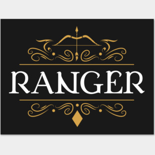 Ranger Emblem Dungeons Crawler and Dragons Slayer Posters and Art