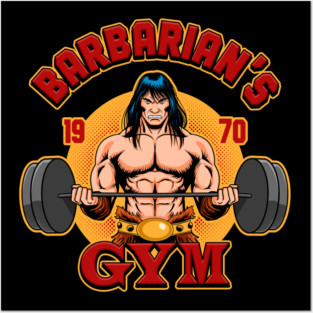 Barbarian's Gym Posters and Art
