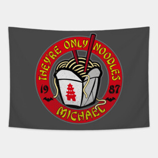 They're only Noodles< Michael Tapestry