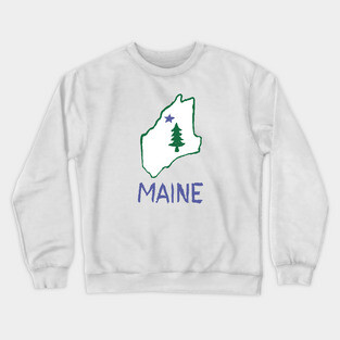 Maine Crewneck Sweatshirt