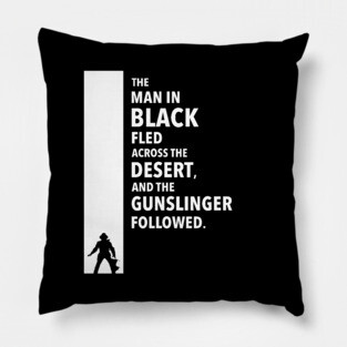 The Dark Tower Desert white Pillow