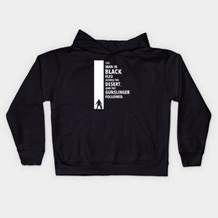 The Dark Tower Desert white Kids Hoodie