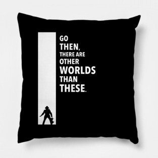The Dark Tower Worlds white Pillow