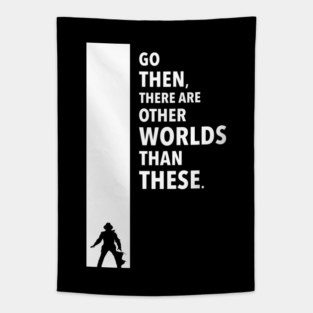 The Dark Tower Worlds white Tapestry