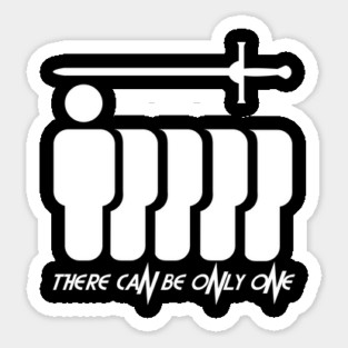 There can be Only One Sword Sticker