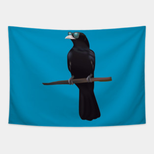 Cool Crow Tapestry