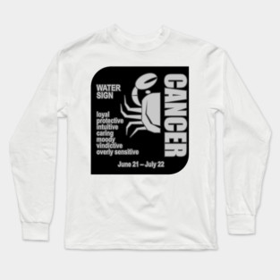 Zodiac Cancer Long Sleeve T-Shirt