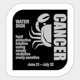 Zodiac Cancer Sticker