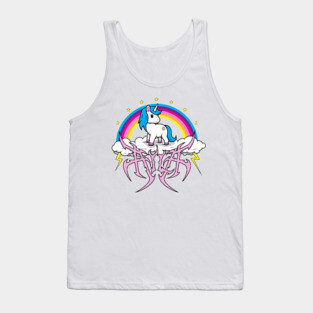 Ayla Death Metal Unicorn Tank Top