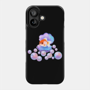 Pearlscale goldfish with pearls Phone Case