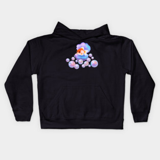 Pearlscale goldfish with pearls Kids Hoodie