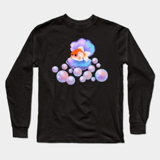 Pearlscale goldfish with pearls Long Sleeve T-Shirt