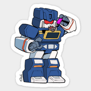 Soundwave and Kitty Ravage Sticker