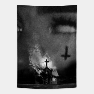 The church is burning Tapestry
