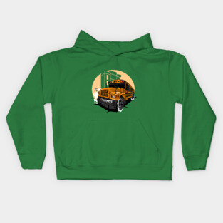 School Bus Driver Of Course Im Crazy Kids Hoodie