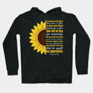 Isaiah 61:3  Beauty for Ashes Christian Hoodie