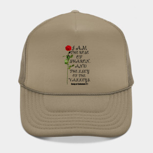 I Am The Rose Of Sharon And Lily Of The Valley Christian Hat