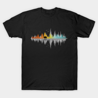 The Sounds Of Nature - Music Sound Wave T-Shirt