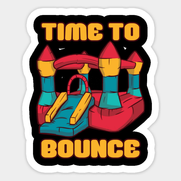 Time To Bounce Sticker by Cosmo Gazoo