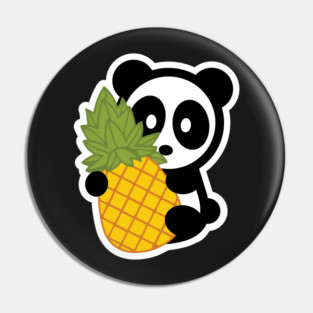 Panda Pineapple Pen Bambu Brand Food Foodie Tropical Dole Plantation Spikey Fresh Sour Sweet Citrus Hawaii Island Pin