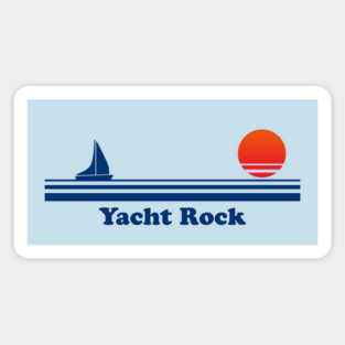 Yacht Rock Sunset Sticker