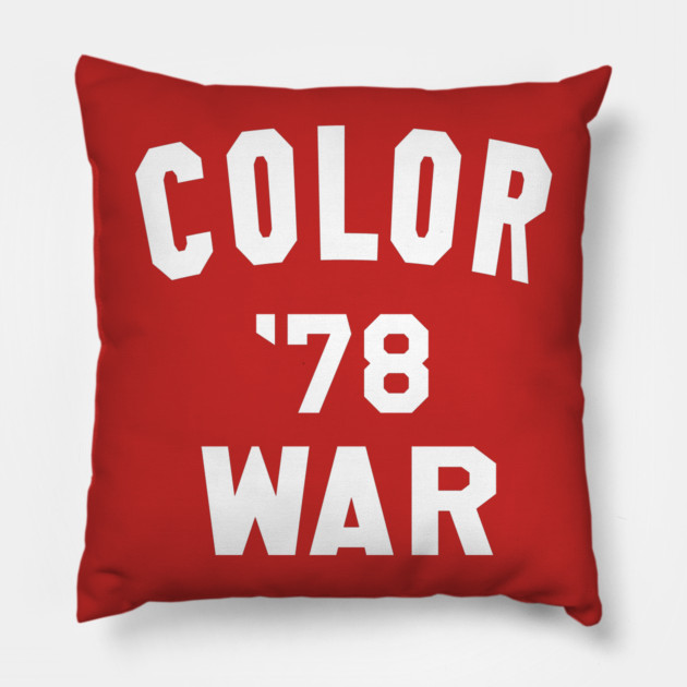 Fear Street Sunnyvale Color War '78 T-Shirt Pillow by Jim and Them