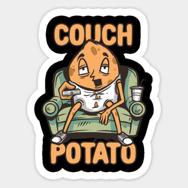 Couch Potato Sticker by Cosmo Gazoo