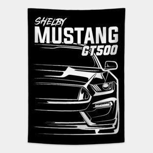 Shelby Mustang GT500 Silhouette Tapestry